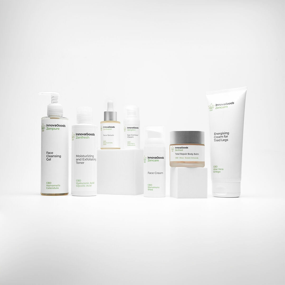 Cremă Energizantă pentru Picioare Obosite CBD Zencalm InnovaGoods 200 ml - SAPPHIRO