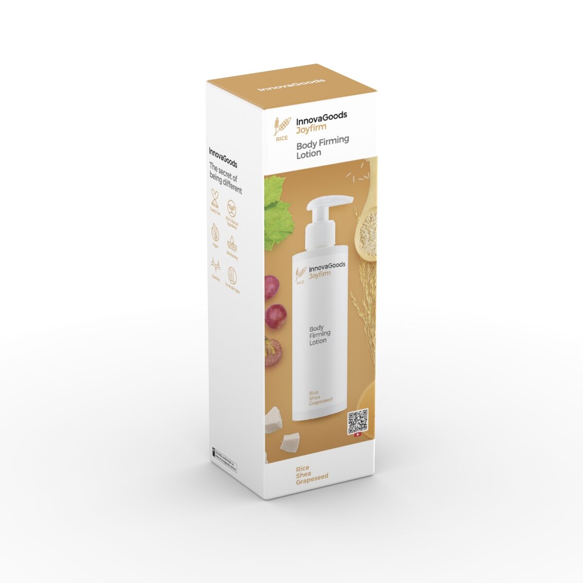 Loțiune de Corp Reafirmantă Rice Joyfirm InnovaGoods 250 ml - SAPPHIRO