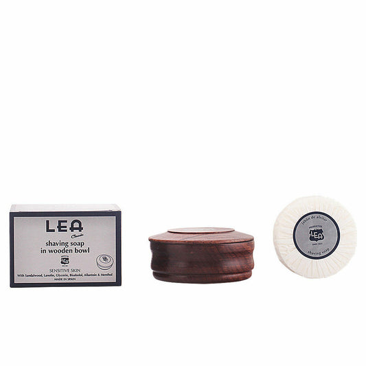 Săpun de Bărbierit cu Bol de Lemn Lea Classic Sensitive Skin (100 ml) - SAPPHIRO