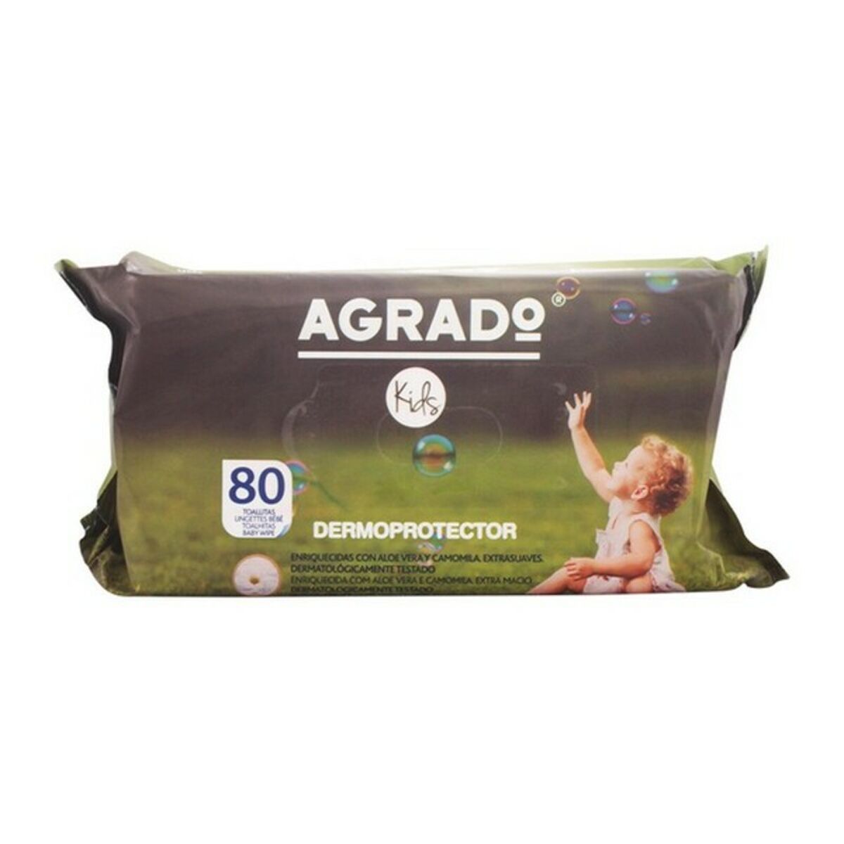 Șervețele Umede Parfumate Agrado (80 uds) - SAPPHIRO