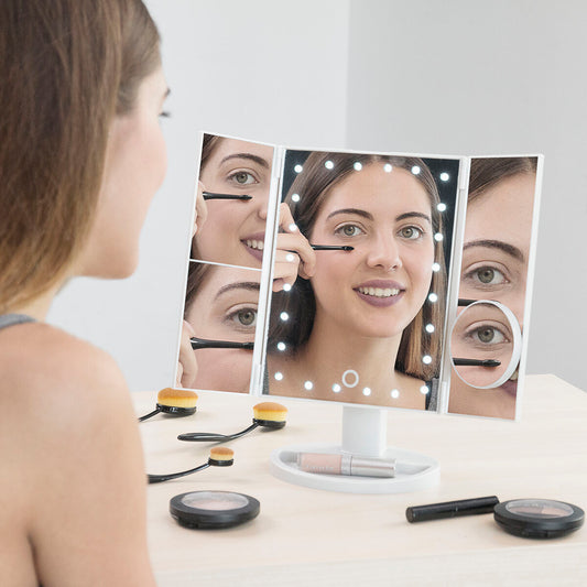 Oglindă cu Efect de Mărire cu LED 4-in-1 Ledflect InnovaGoods - SAPPHIRO