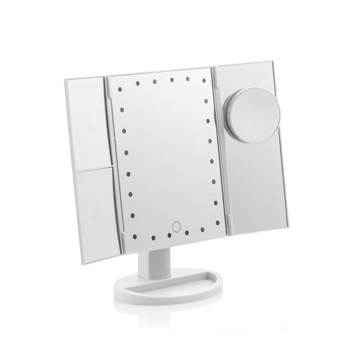 Oglindă cu Efect de Mărire cu LED 4-in-1 Ledflect InnovaGoods - SAPPHIRO