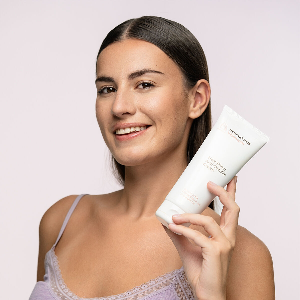 Cremă Anticelulitică Efect Căldură Kombucha Vibewarm InnovaGoods 200 ml - SAPPHIRO