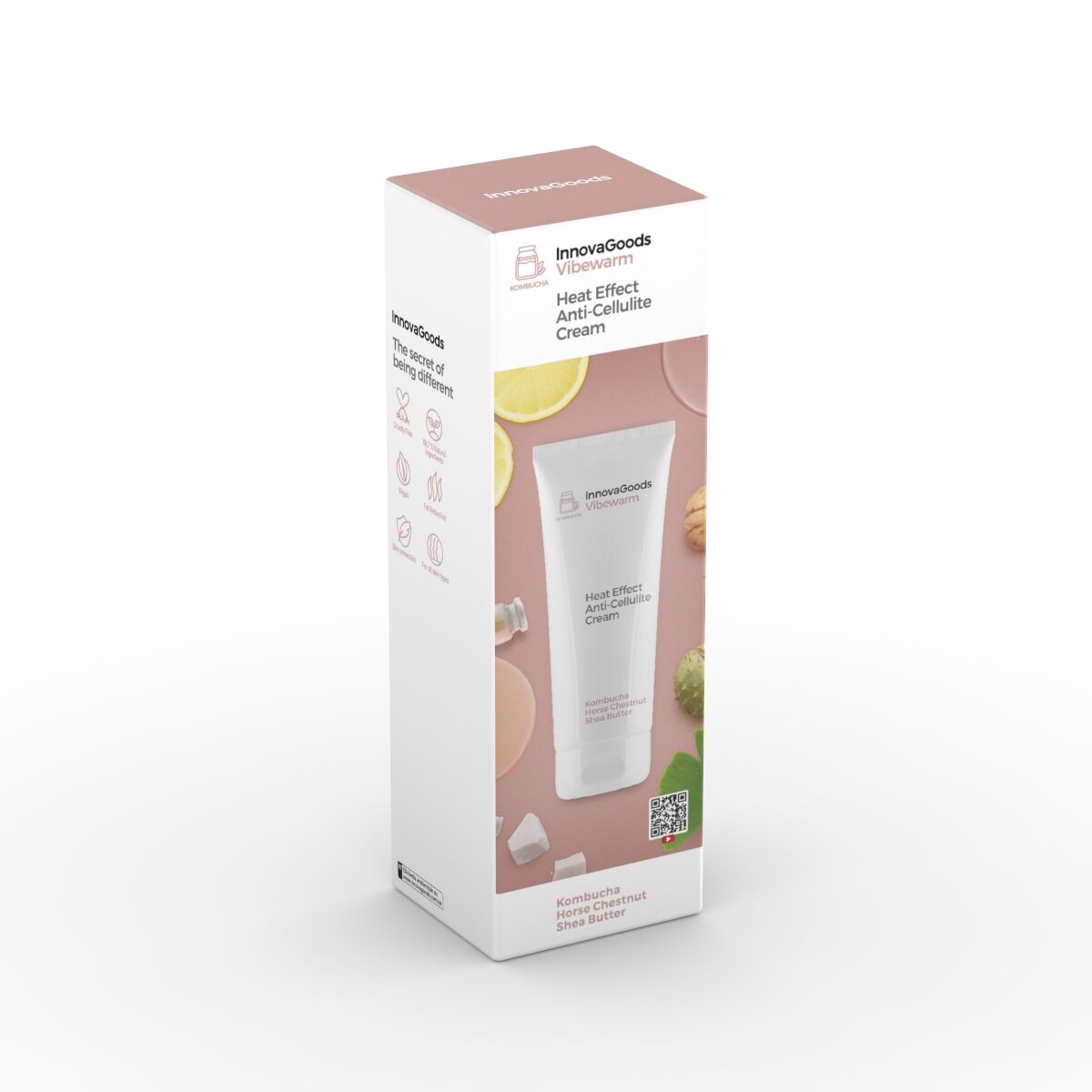 Cremă Anticelulitică Efect Căldură Kombucha Vibewarm InnovaGoods 200 ml - SAPPHIRO