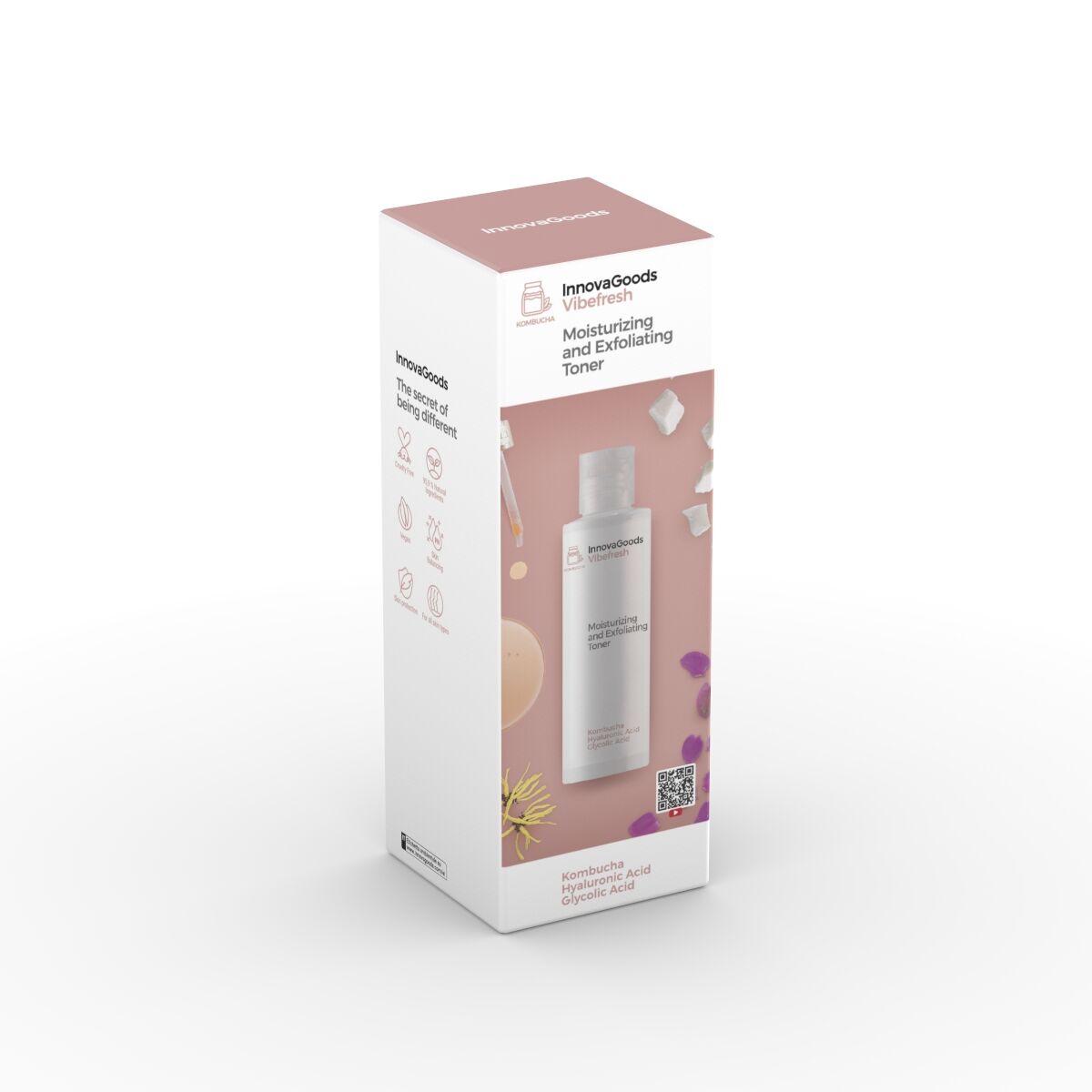 Tonic facial hidratant și exfoliant Kombucha Vibefresh InnovaGoods 150 ml - SAPPHIRO