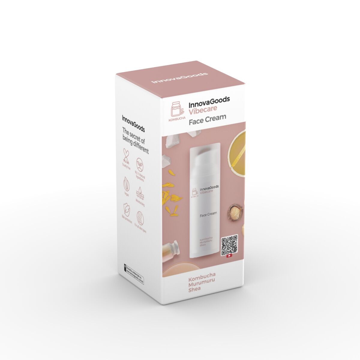 Cremă de Față Hidratantă Kombucha Vibecare InnovaGoods 50 ml - SAPPHIRO